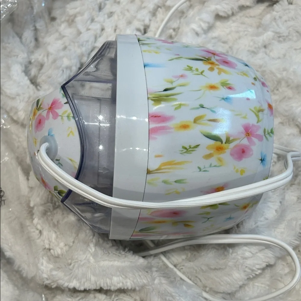 LFS Romatic Floral Pink Pint Personal Home Ice Cream Maker New kitchen wear